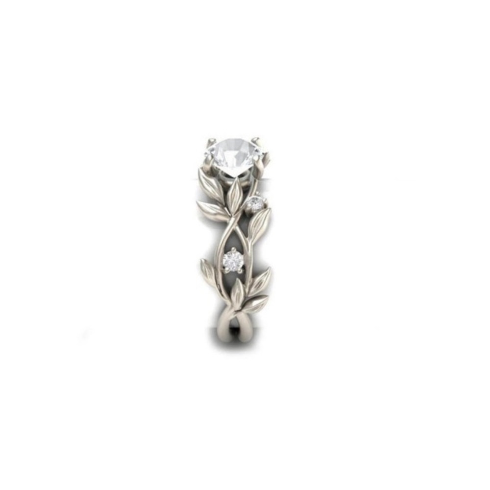 NEW!๐๐๐นSTUNNING! FLOWER!๐นVINE! CZ RING!๐น๐๐7 - Picture 3 of 4